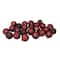 24ct Shatterproof 2.5" 4-Finish Ball Ornament, Burgundy